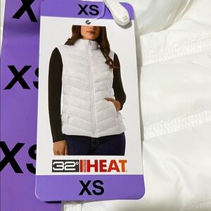 32 Degrees Women's Light Gray Puffer Vest